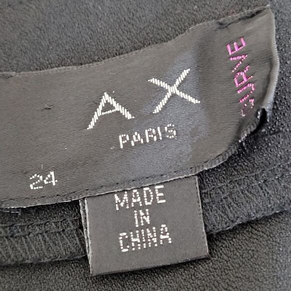 AX Paris Curve Black Mini Dress with White Floral Embroidered Collar US20 (2818) - Picture 4 of 6